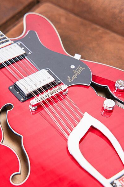 Hagstrom Viking Deluxe 12-String | Wild Cherry | Wild Cherry, image 4 of 5