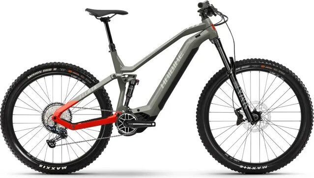 Haibike AllMtn 4 (2023) | Diamant | khaki/rot | 29/27.5" | 50 cm | 2000 - 3000 km | 720 Wh 1