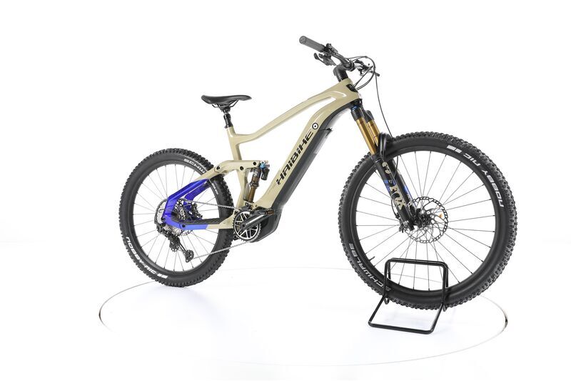 Haibike AllMtn 7 (2021) | Diamante | beige | 29/27.5" | 47 cm | 100 - 500 km | Fox Float DPX2 Factory Kashima | Fox 38 Factory Kashima 2