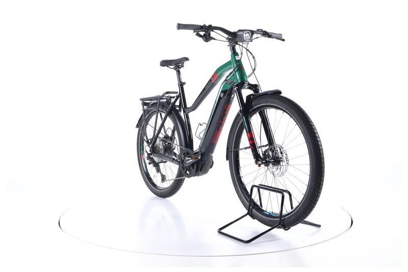 Haibike SDURO Trekking 8.0 (2018) | Trapez | grün/schwarz | 28" | 56 cm | > 4000 km 3