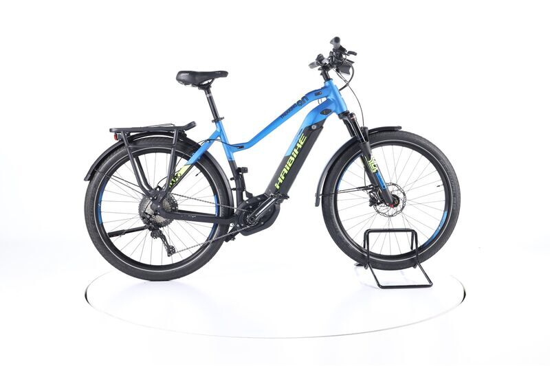 Haibike SDURO Trekking 9.0 (2019) | Trapez | schwarz/blau/gelb | 27.5" | L | 500 - 1000 km 1