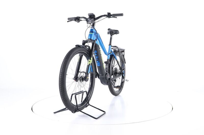 Haibike SDURO Trekking 9.0 (2019) | Trapez | schwarz/blau/gelb | 27.5" | L | 500 - 1000 km 4