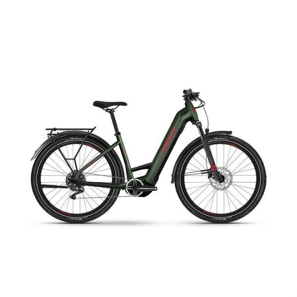 Haibike Trekking 5 (2024) | Tiefeinsteiger | grün/rot | 27.5" | 38 cm | < 100 km 1