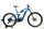 Haibike XDURO AllMtn 3.0 (2021) | Diamant | blau/schwarz/grau | 29/27.5" | 47 cm | < 100 km thumbnail 1/5