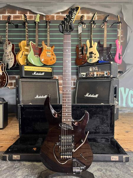 Hamer Californian Purple Sparkle 1988 Modified Electric Guitar with GK-2 | Purple Sparkle, image 1 of 5