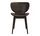 Hamilton dining chair leather oak wood brown | brown, thumbnail 1 of 3