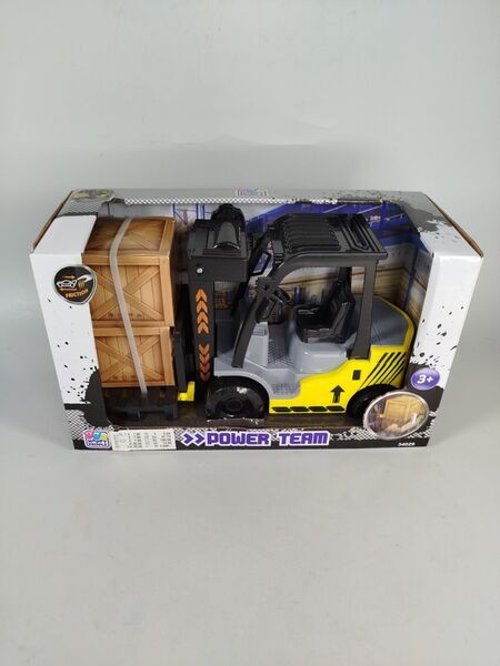 Happy People Power Team Spielset – Gabelstapler & Polizeistation | multicolored 5