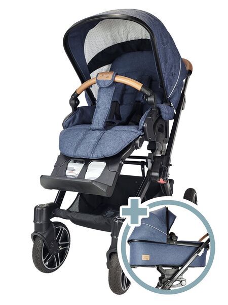 Hartan Yes GTS combination pushchair | black/blue, image 1 of 5