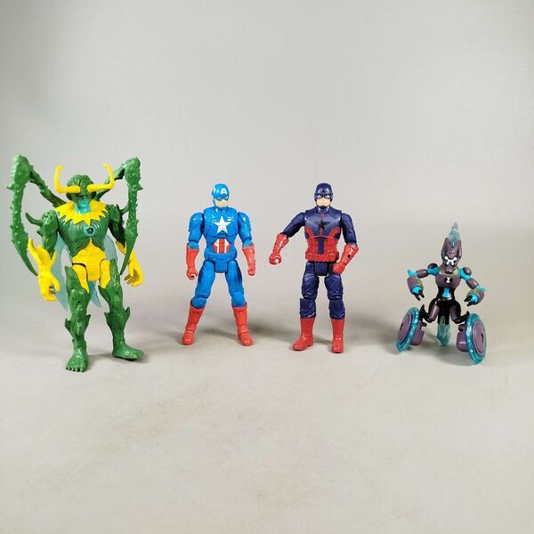 Hasbro Bundle Captain America Ben 10 4x Figuren, ab 3 4 5 Jahre | mehrfarbig, image 1 of 5