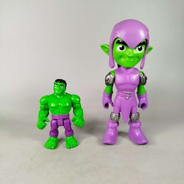 Hasbro Bundle Hulk & Green Goblin Set von 3 Actionfiguren & Motorrade | multicolored, image 3 of 3