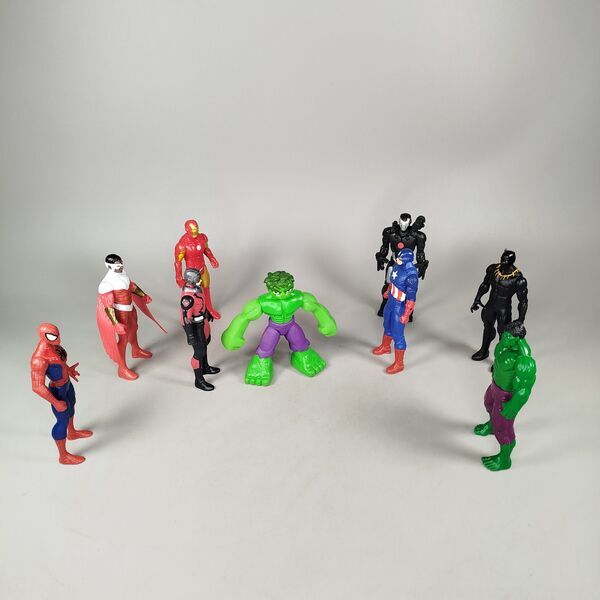 Hasbro Bundle Marvel Set von 9 Actionfigurene | multicolored, image 3 of 4