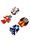 Hasbro Bundle Rescue Bots Hot Shot, Heatwave, Medix, Whirl Set von 4 Actionfigurene | mehrfarbig, thumbnail 1 of 4