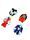 Hasbro Bundle Rescue Bots Hot Shot, Heatwave, Medix, Whirl Set von 4 Actionfigurene | mehrfarbig, thumbnail 2 of 4