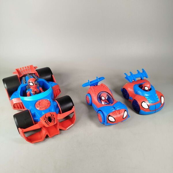 Hasbro Bundle Spidey and His Amazing Friends Set von 3 Fahrzeugee | mehrfarbig, image 1 of 3