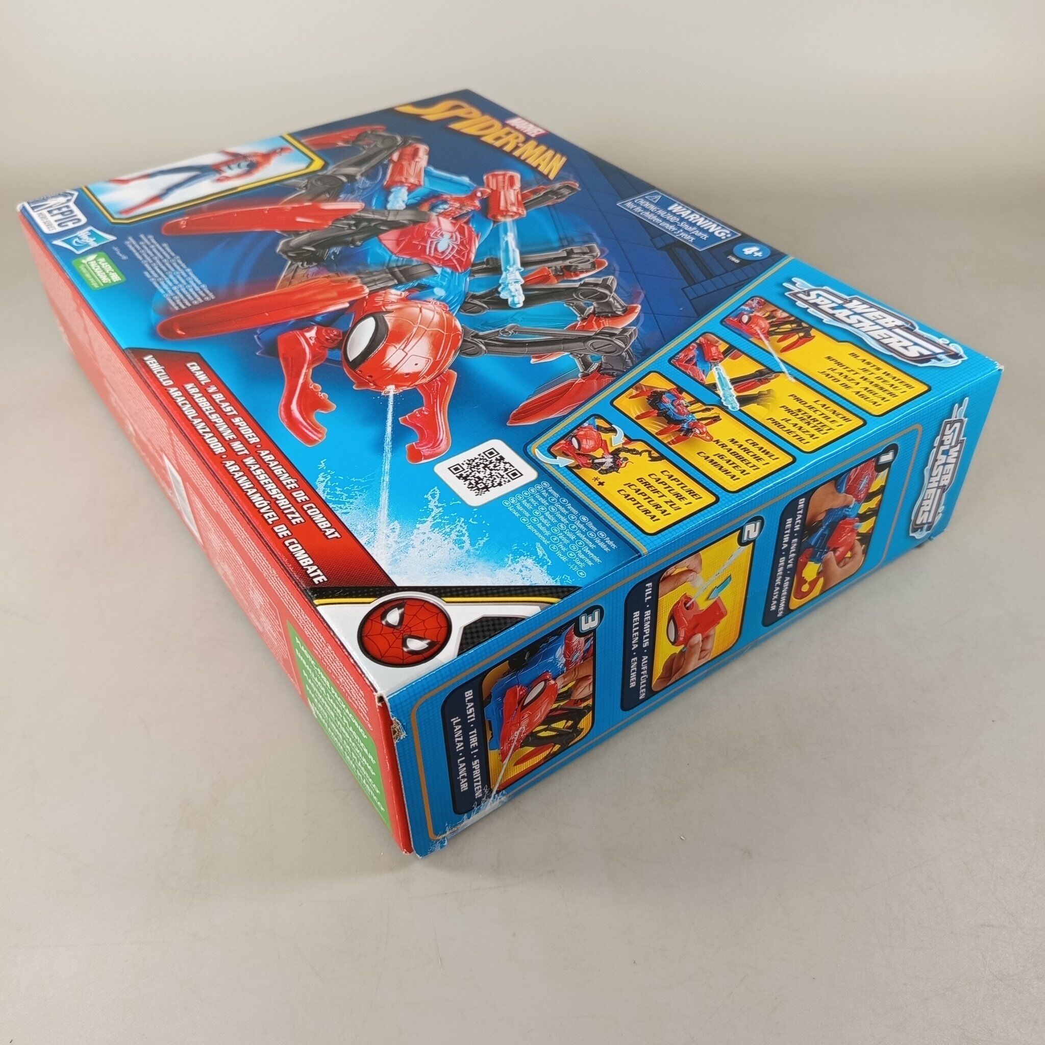 Hasbro Spider-Man Crawl N Blast Actionfigur-Set mit Fahrzeuge