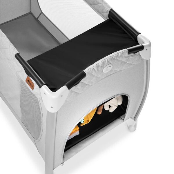 Hauck Aufbewahrungsfächer Reisebett | black 2