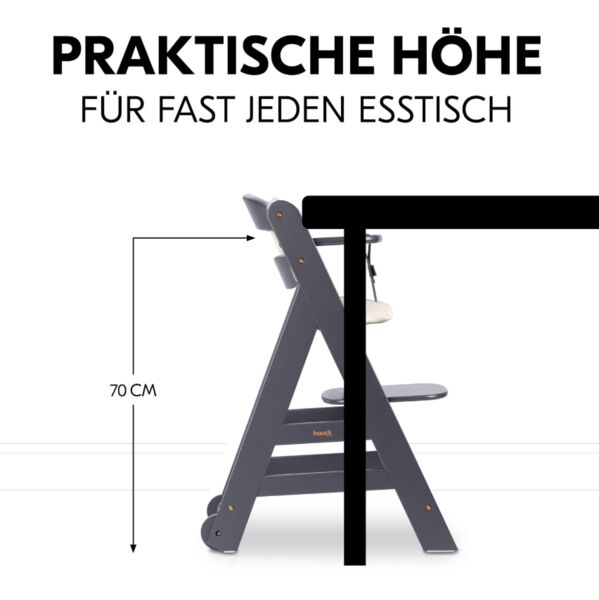 Hauck Beta+ set visok stolac | Siva, image 1 of 3