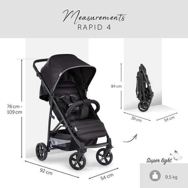 Hauck Buggy Rapid 4 | schwarz 2
