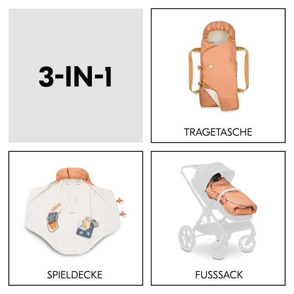 Hauck Carry N Play 3-in-1 Tragetasche | braun 2