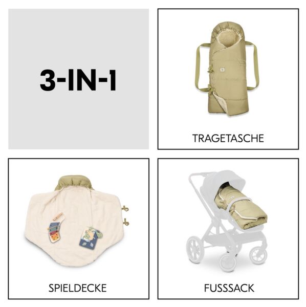 Hauck Carry N Play 3-in-1 Tragetasche (2020) | green 3