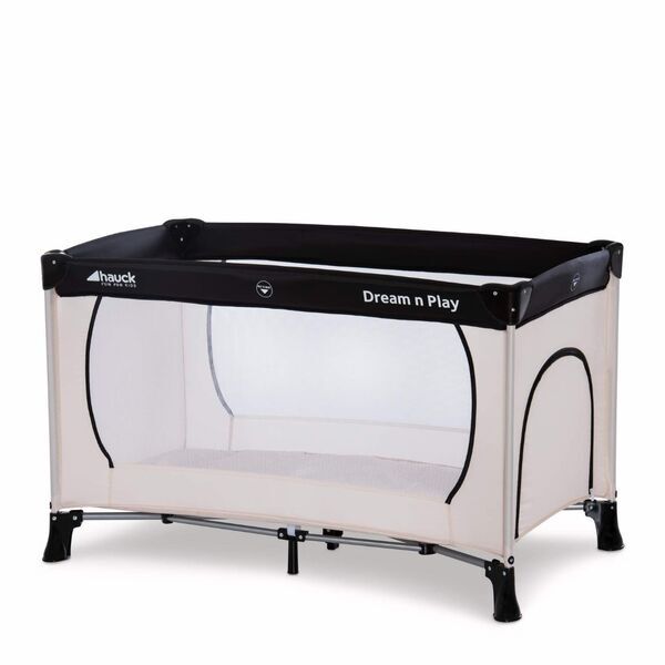 Hauck Dream N Play Plus Kinderreisebett | beige/grau 1