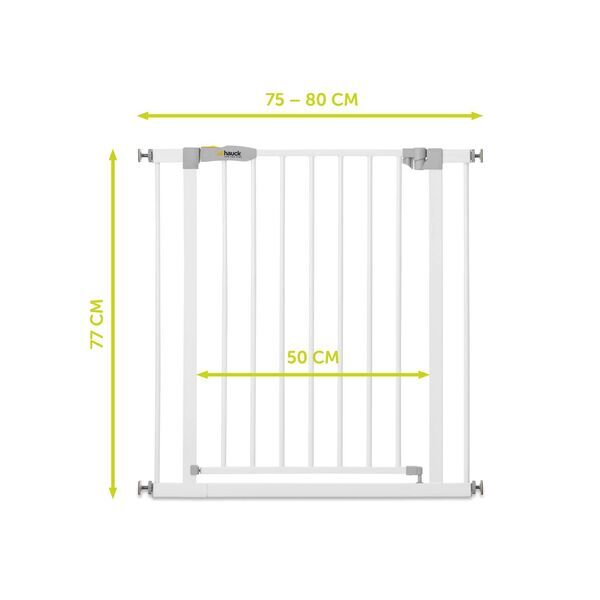 Hauck Open N Stop KD Schutzgitter | white 2