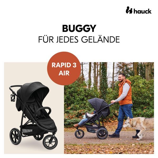 Hauck Rapid Buggy 3 Air | black 2