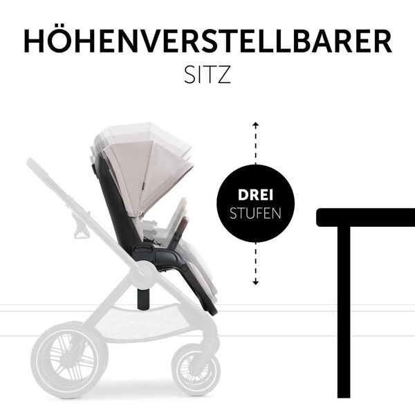 Hauck Walk N Care Kinderwagen | beige 2