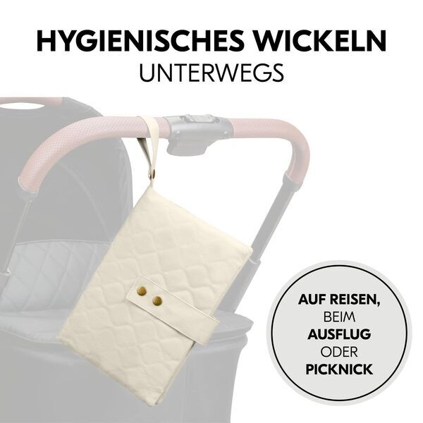 Hauck Windeltasche Change N Walk | Version Englisch | beige 3