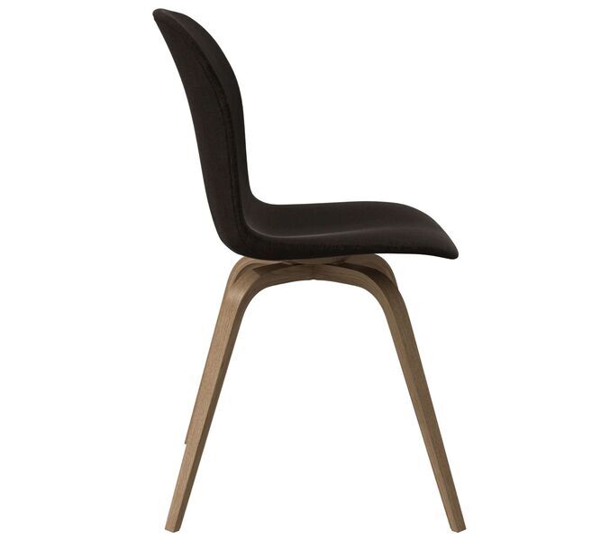 Hauge Esszimmerstuhl Napoli-Stoff 2251 Helle Eiche Taupe | Taupe, image 2 of 4