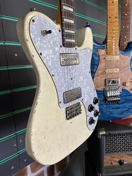 Haynes Telecaster Deluxe Aged White Relic 2025 Electric Guitar | White Relic, image 5 of 5