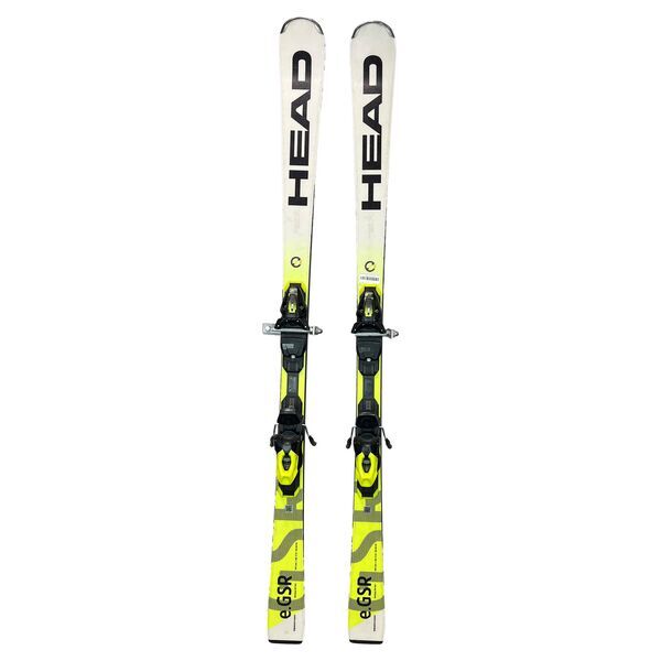 Head Worldcup Rebels e.GSR (2023/2024) | White/Lime green | 163 cm, image 1 of 5