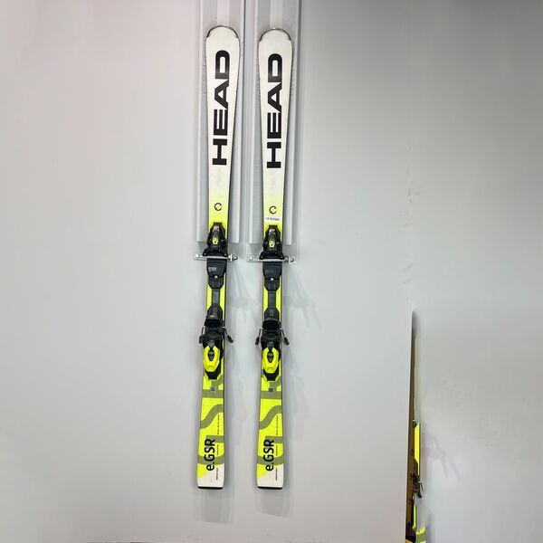 Head Worldcup Rebels e.GSR (2023/2024) | White/Lime green | 163 cm, image 4 of 5