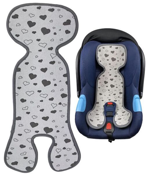 HECKBO Stroller Seat Liner Summer | grey, image 1 of 3
