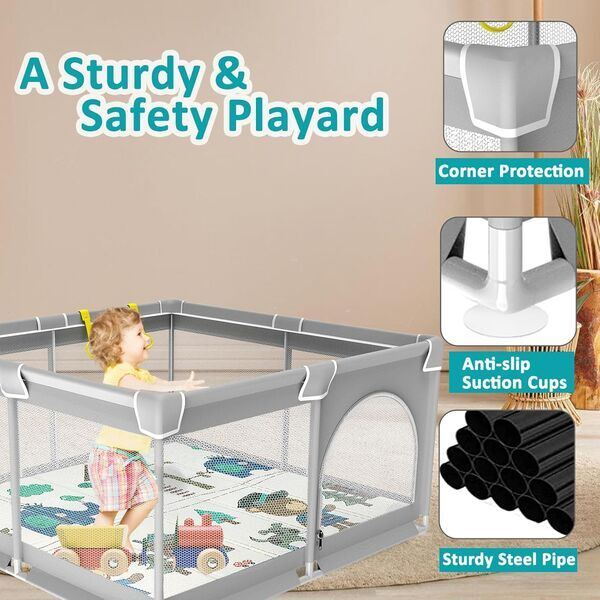 Hemuyt Laufstall | grey 2