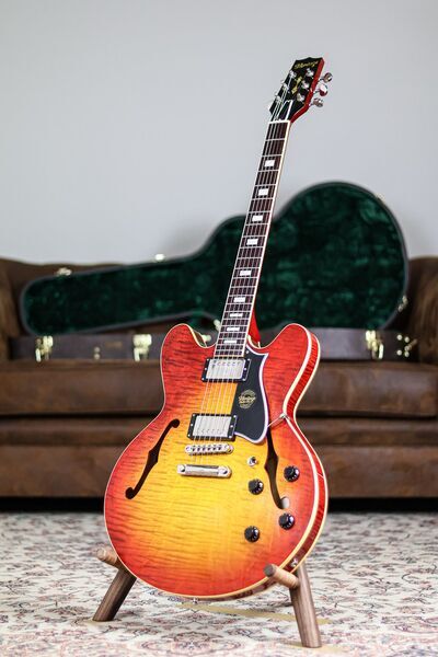 Heritage H-535 Custom Shop 2025 | Dark Cherry | Dark Cherry, image 1 of 5