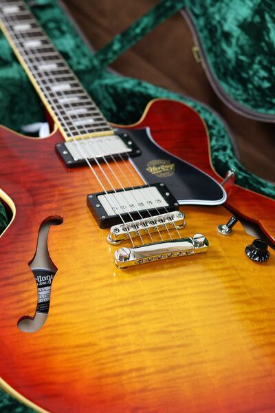 Heritage H-535 Custom Shop 2025 | Dark Cherry | Dark Cherry, image 5 of 5