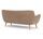 Herman Sofa 3-Sitzer Aulla Caramel | braun, thumbnail 3 of 4