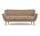 Herman sofa 3-seater Aulla Caramel | brown, thumbnail 1 of 5