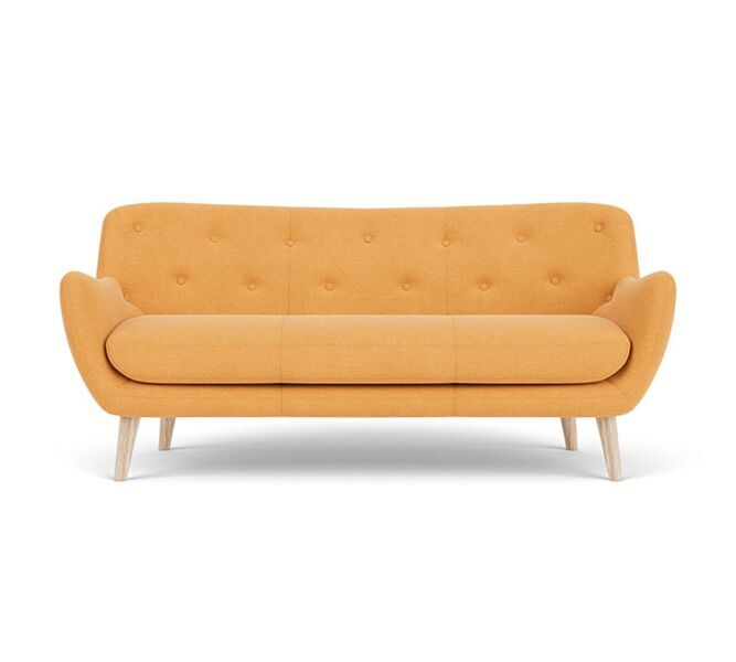 Herman Sofa 3-Seater Sunday Curry | yellow, image 1 of 5