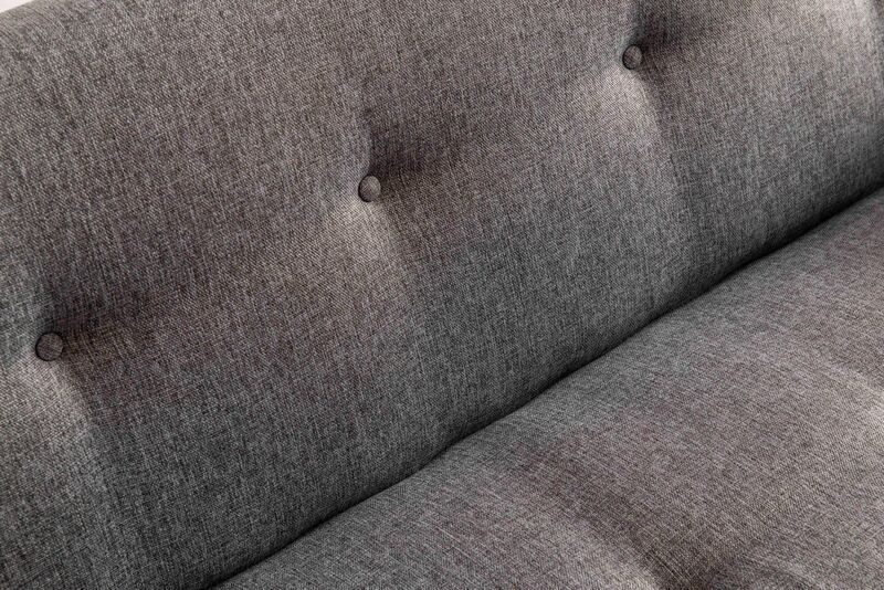Hiko canapé-lit 3 places gris clair | gris, image 3 of 4