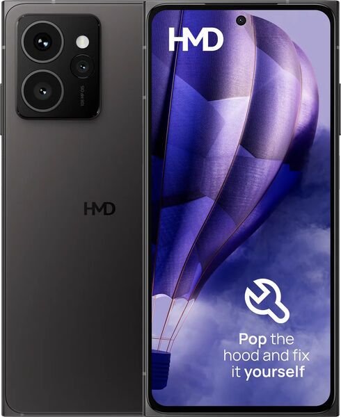 HMD Skyline | 8 GB | 128 GB | Dual-SIM | Twisted Black 1