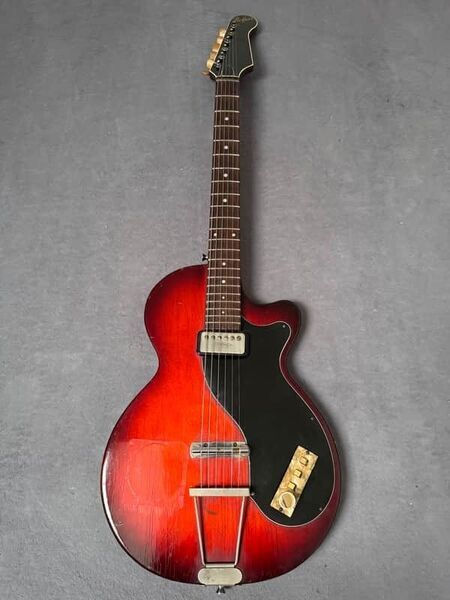 Hofner 161 "Colorama" 1962 | cherry red, image 3 of 5