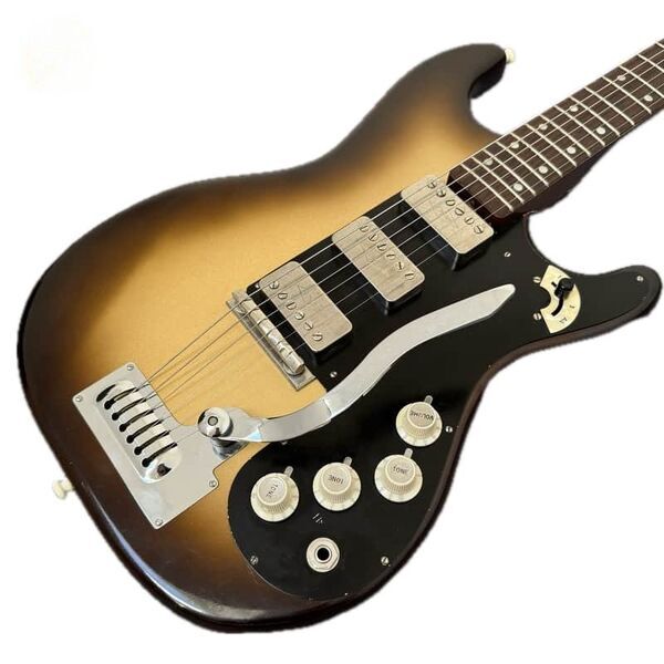 Hofner 173 1962 / 1963 Solidbody Guitar | White Vinyl Top / Black Back, image 1 of 5