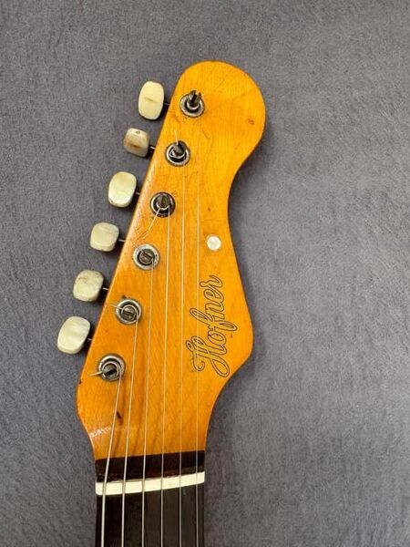 Hofner 173 Brown Vinyl 1963 OHC | Shaded Wood (Sunburst), image 4 of 5