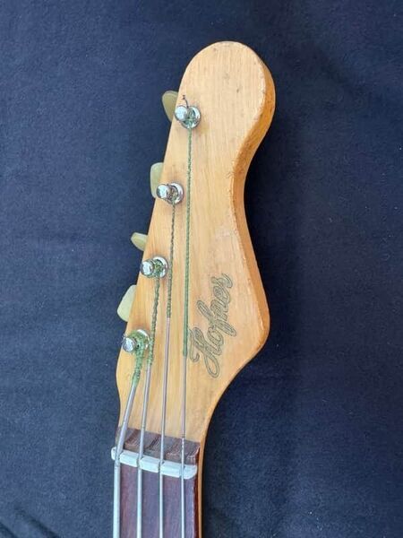 Hofner 182 Bass 1962 | red vinyl, image 4 of 5