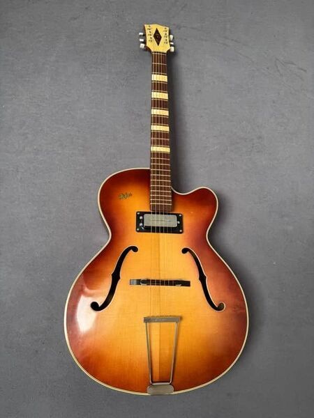 Hofner 455S Archtop Guitar 1959 With Schaller Pickup | sunburst, image 2 of 5