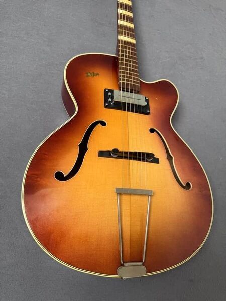 Hofner 455S Archtop Guitar 1959 With Schaller Pickup | sunburst, image 3 of 5