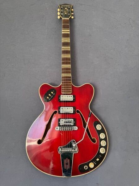 Hofner 4575 Verythin 1965 | cherry red, image 2 of 5