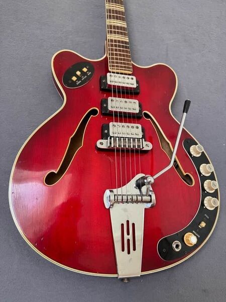 Hofner 4575 Verythin 1965 | cherry red, image 3 of 5